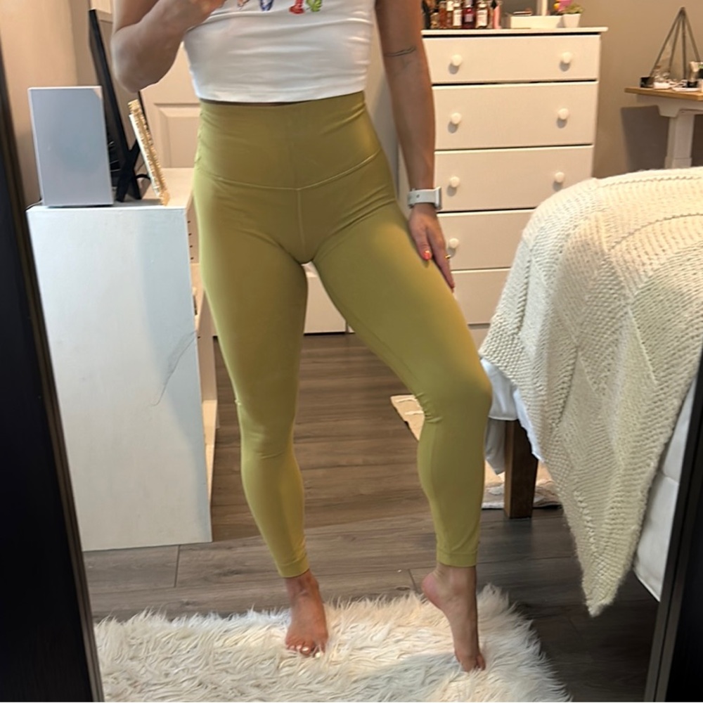 Lululemon 7/8 Leggings Mustard Yellow